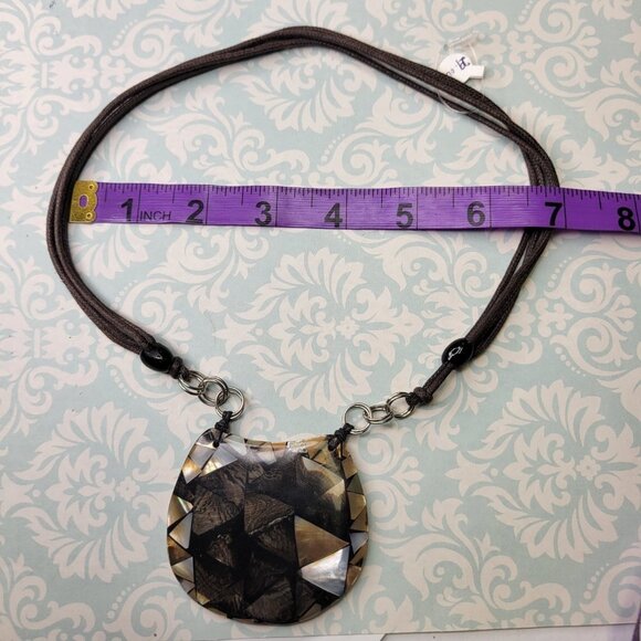 Large Fashion Pendant Necklace with Earrings Set - Picture 8 of 13